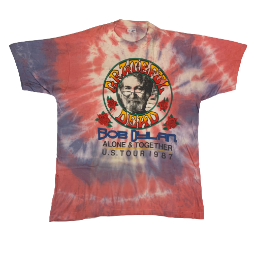 Vintage Grateful Dead Bob Dylan &quot;Alone &amp; Together&quot; Tour T-Shirt