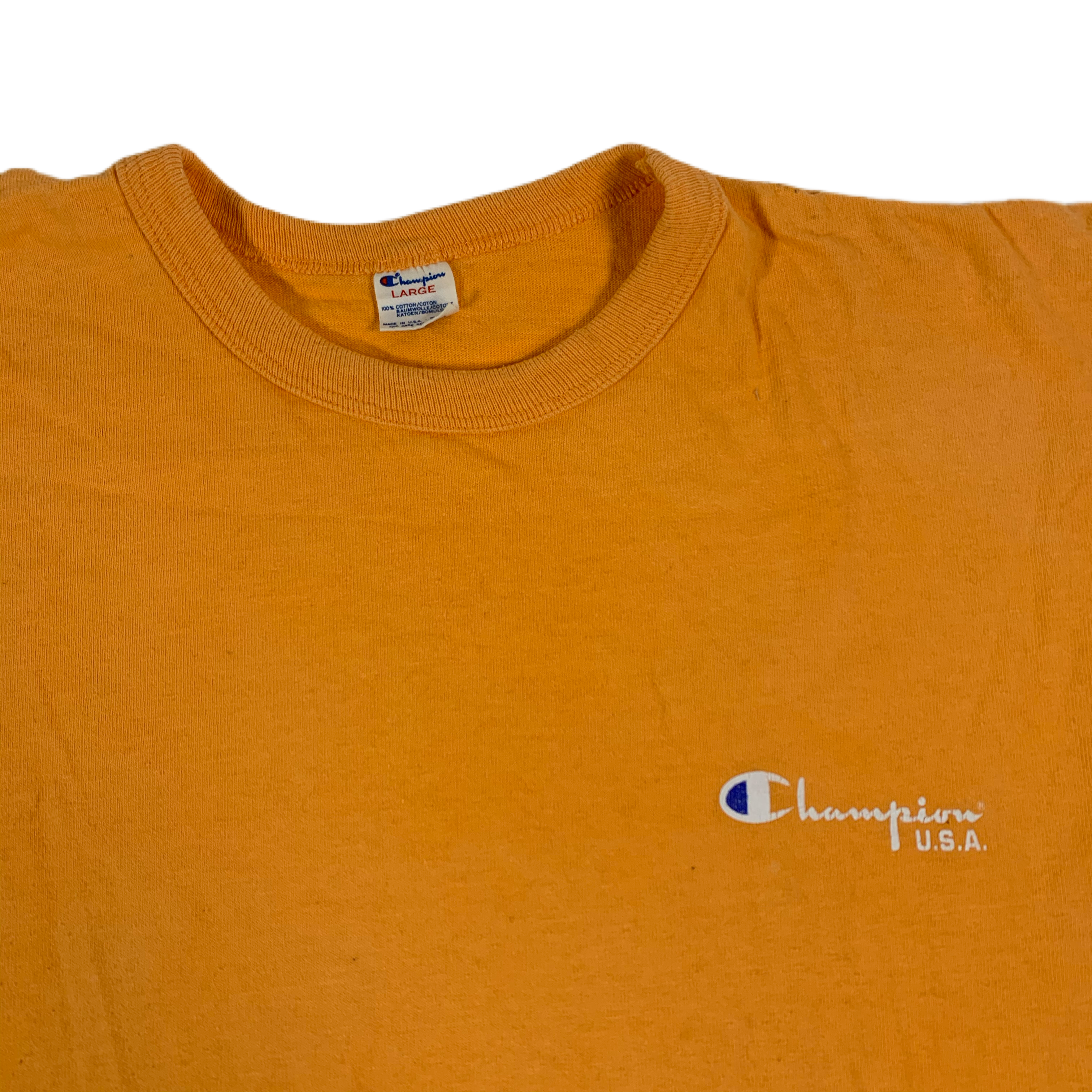 Mustard champion t hot sale shirt