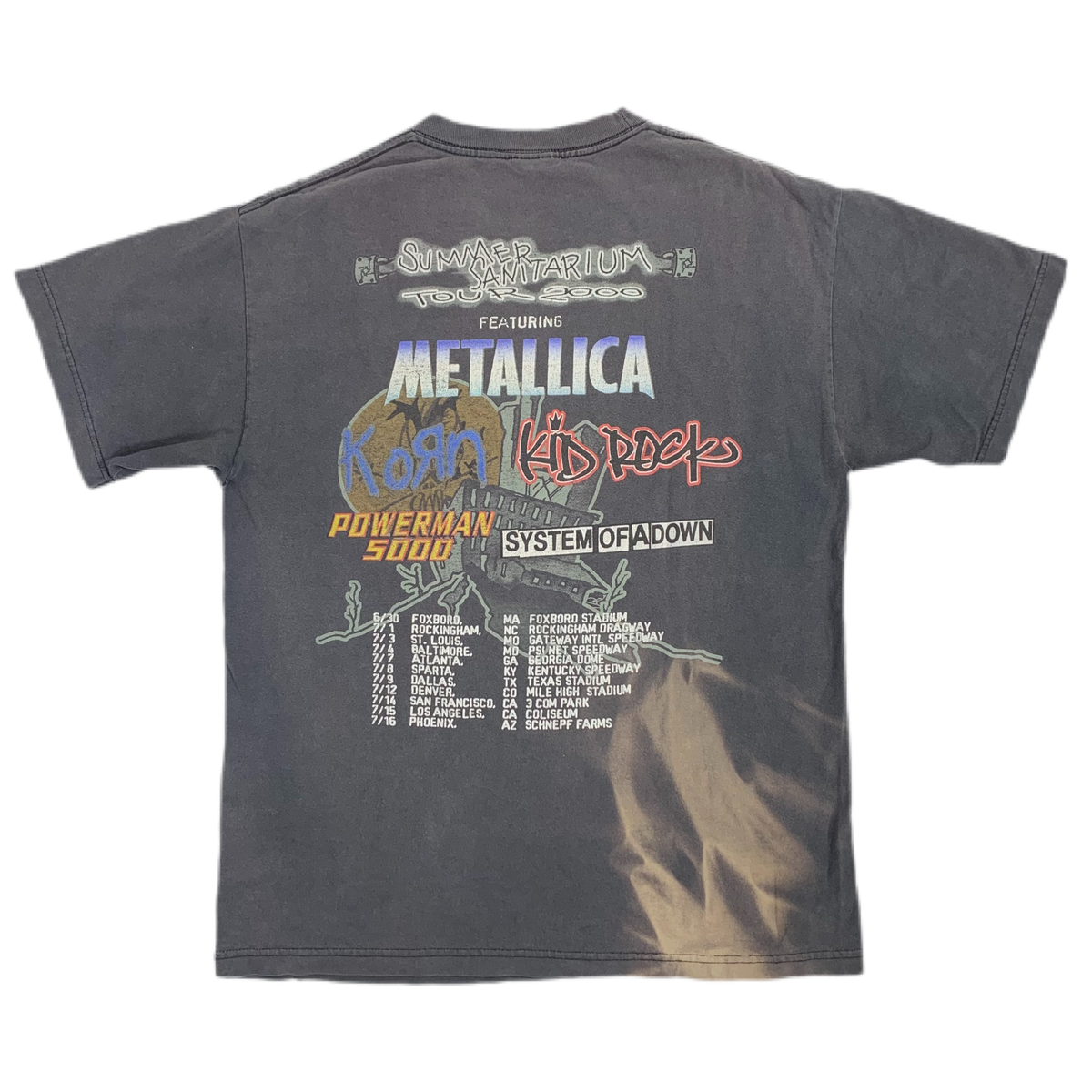 Vintage Metallica Korn &quot;Summer Sanitarium&quot; T-Shirt