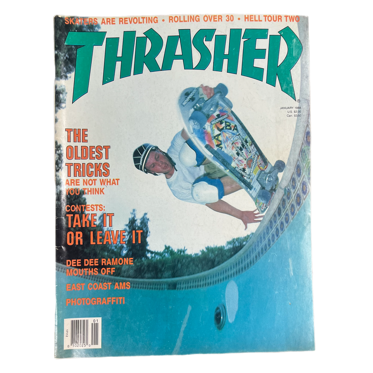 Vintage Thrasher Magazine &quot;Eric Dressen&quot; Volume 8 #1