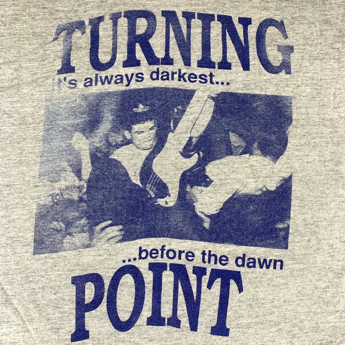 Vintage Turning Point &quot;It&#39;s Always Darkest...&quot; New Age Records T-Shirt