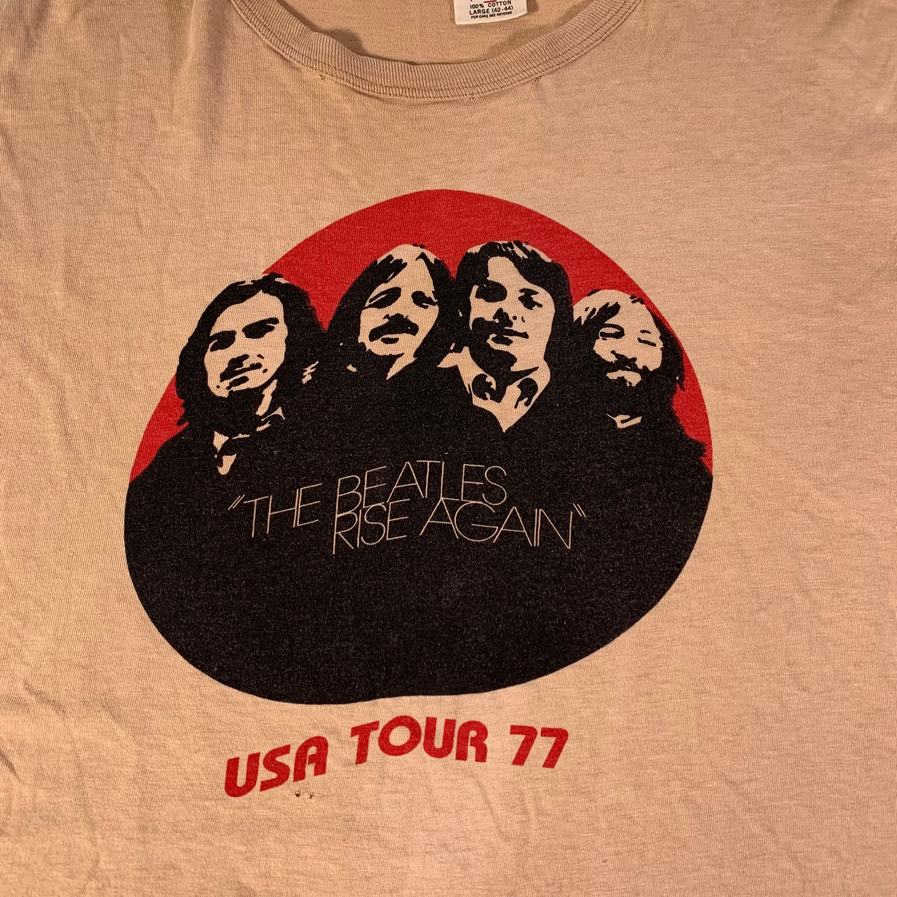 The Beatles - Classic Logo Burnout T-Shirt - Pop Music