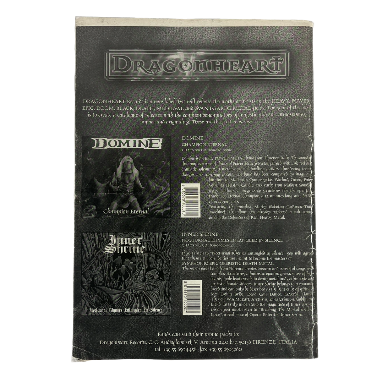 Vintage Steel Conjuring &quot;Issue #1&quot; Metal Fanzine