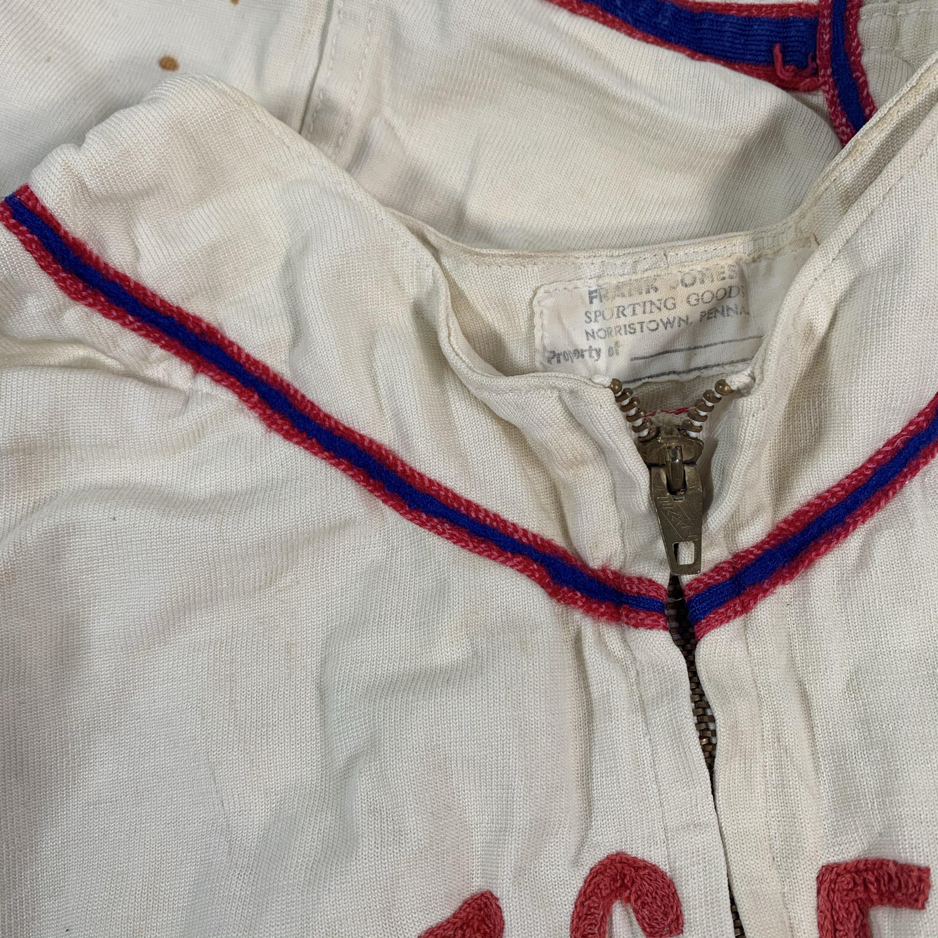 Vintage Collegeville “Rocco's Italian Cuisine” Chain Stitch Baseball Jersey