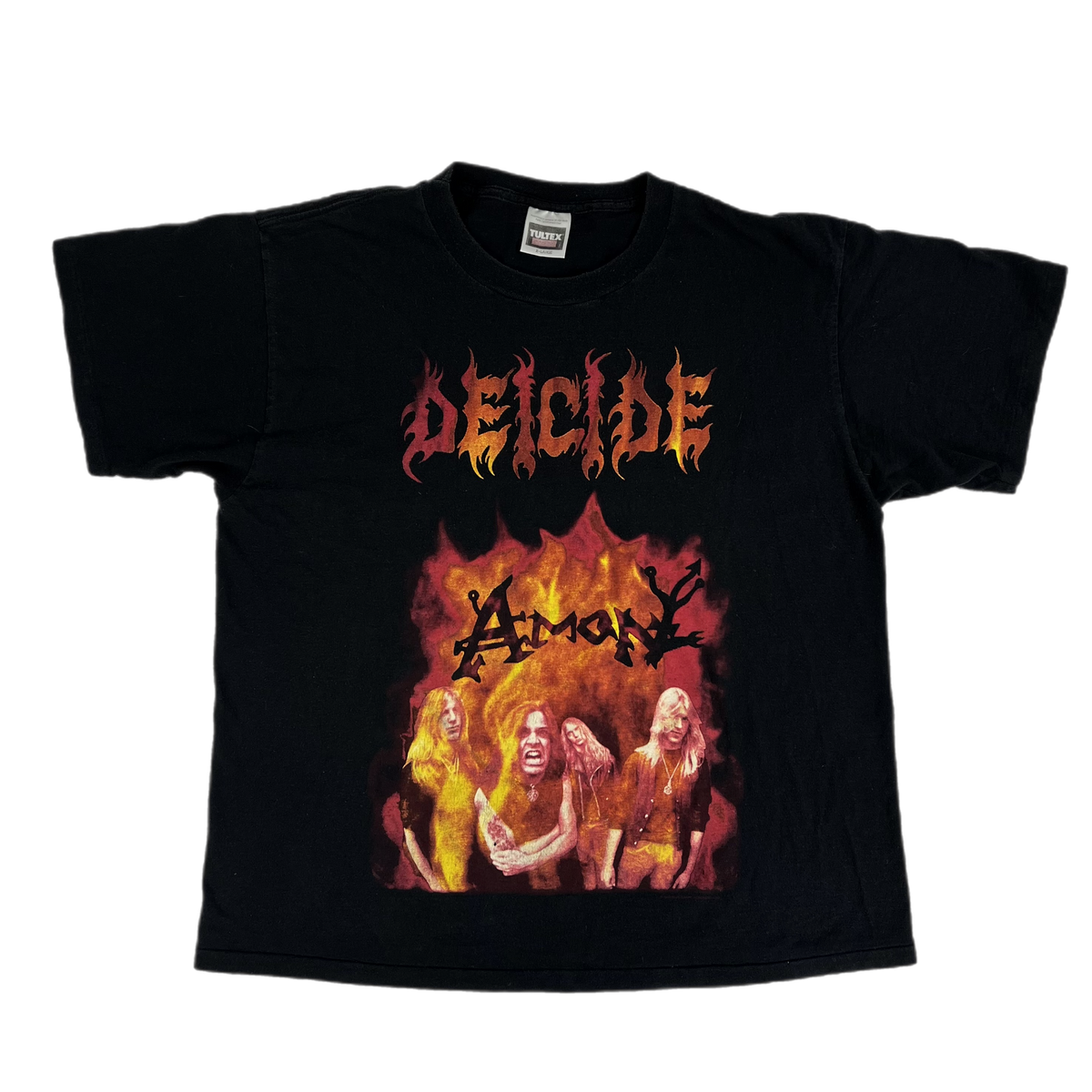 Vintage Deicide &quot;Amon&quot; Feasting The Beast &#39;93 Tour T-Shirt