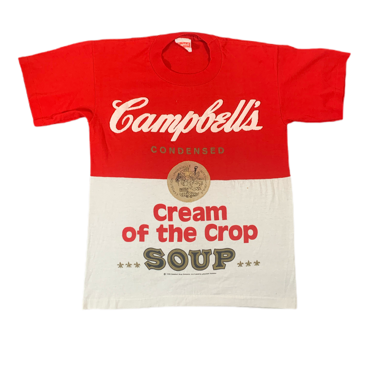 Vintage Original Campbell&#39;s Soup Cream Of the Crop Puffy Ink T Shirt