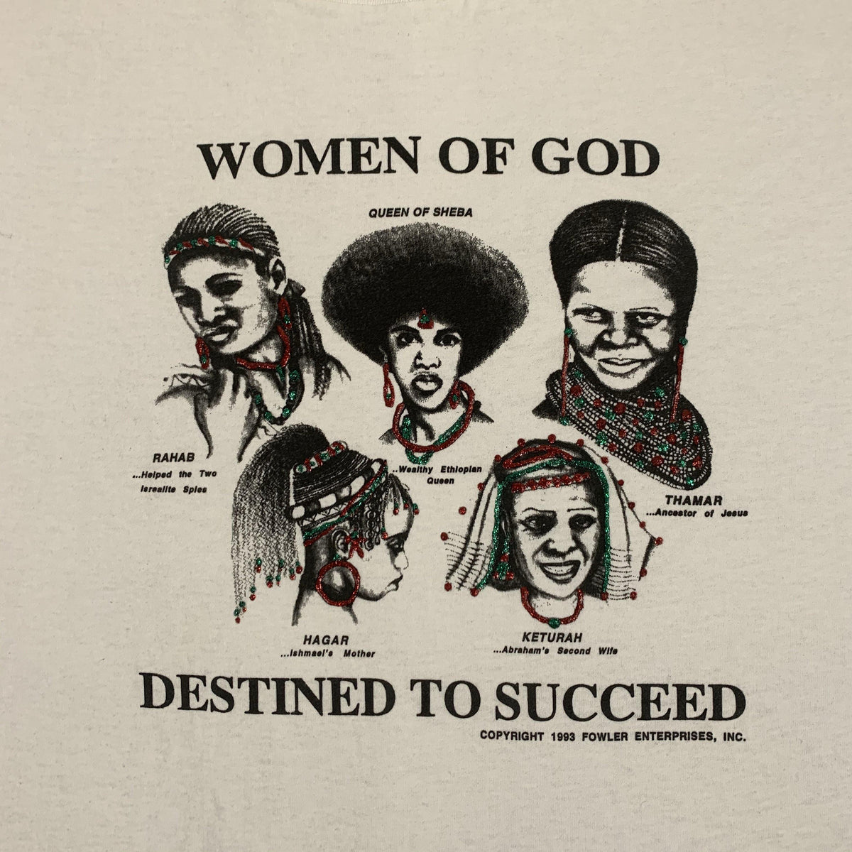 Vintage Women Of God “Queen Of Sheba” T-Shirt - jointcustodydc