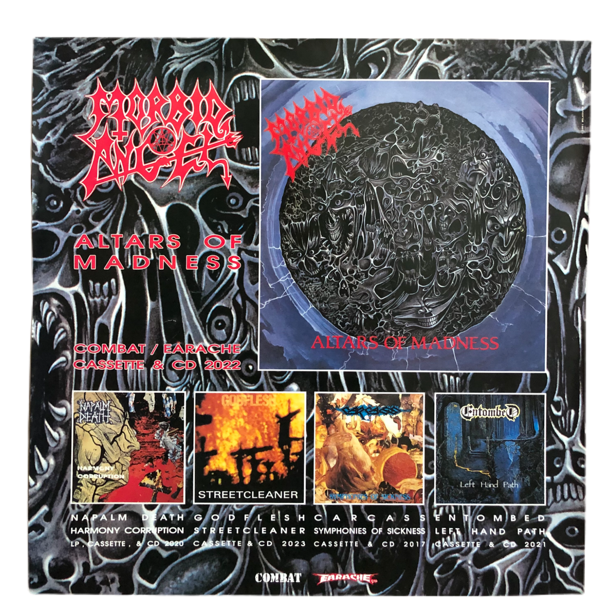 Vintage Morbid Angel &quot;Altars of Madness&quot; Earache Promotional Poster