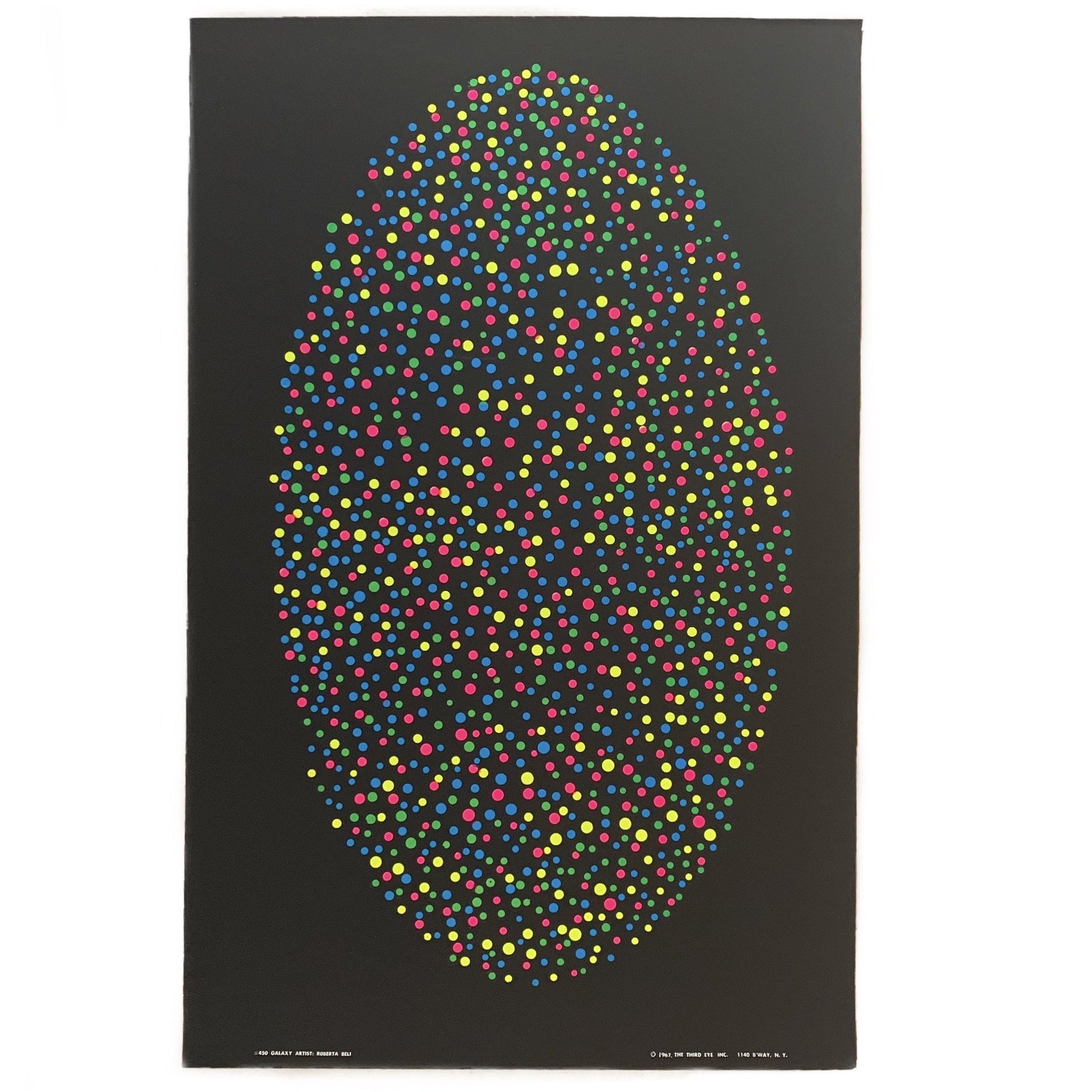 Vintage original 1967 450 Galaxy by Third Eye Inc. Poster