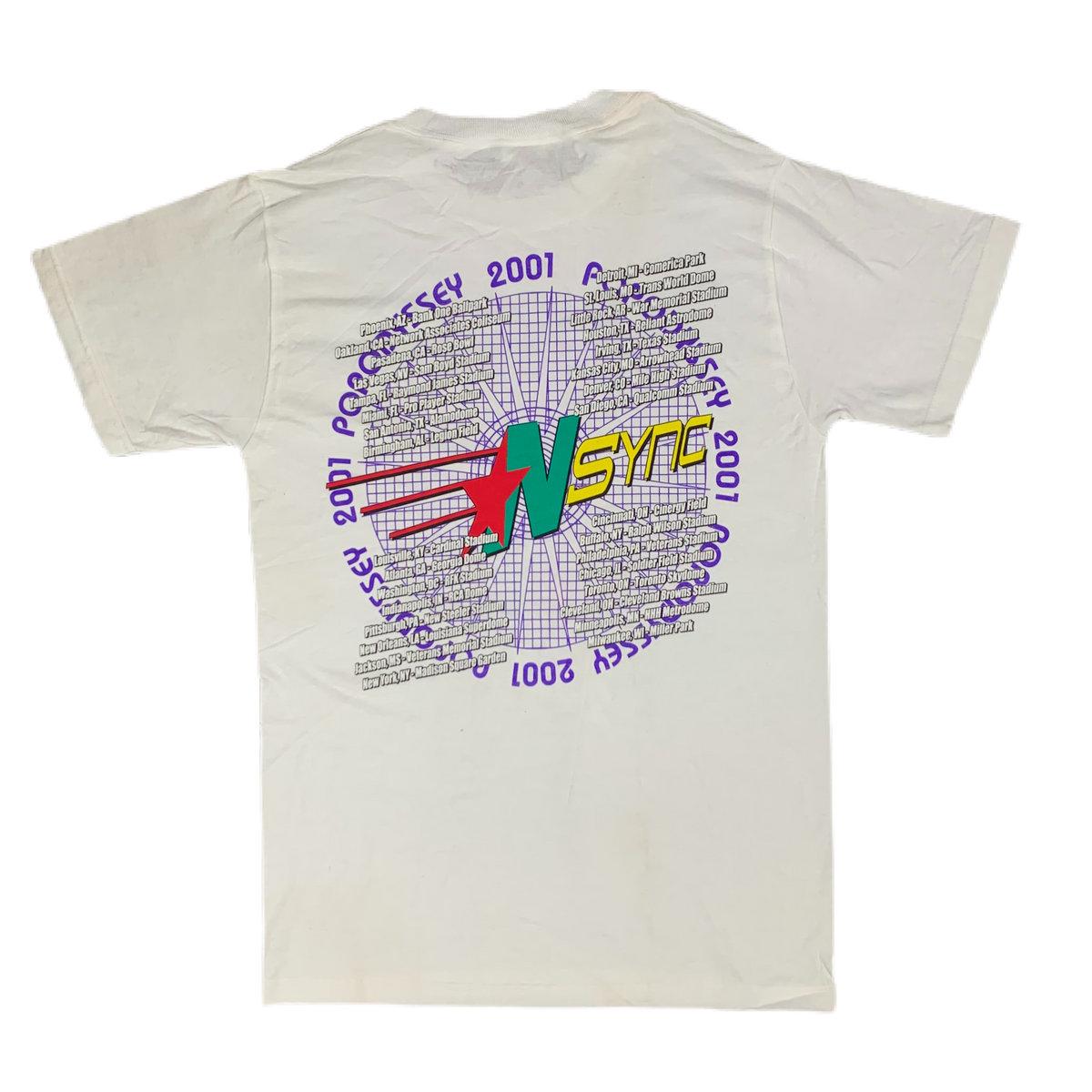Vintage NSYNC &quot;2001 Popodyssey&quot; T-Shirt