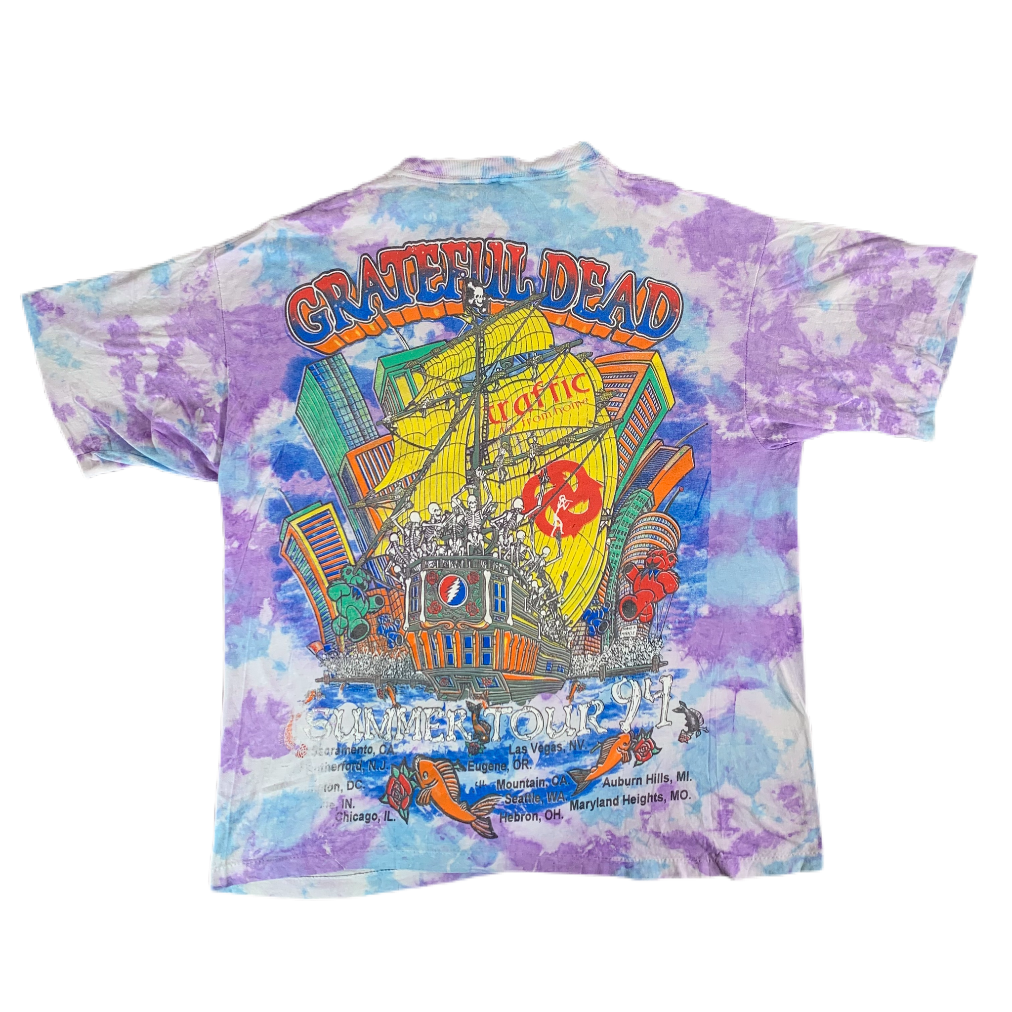 Vintage Grateful Dead Summer 94 Parking Lot T Shirt jointcustodydc