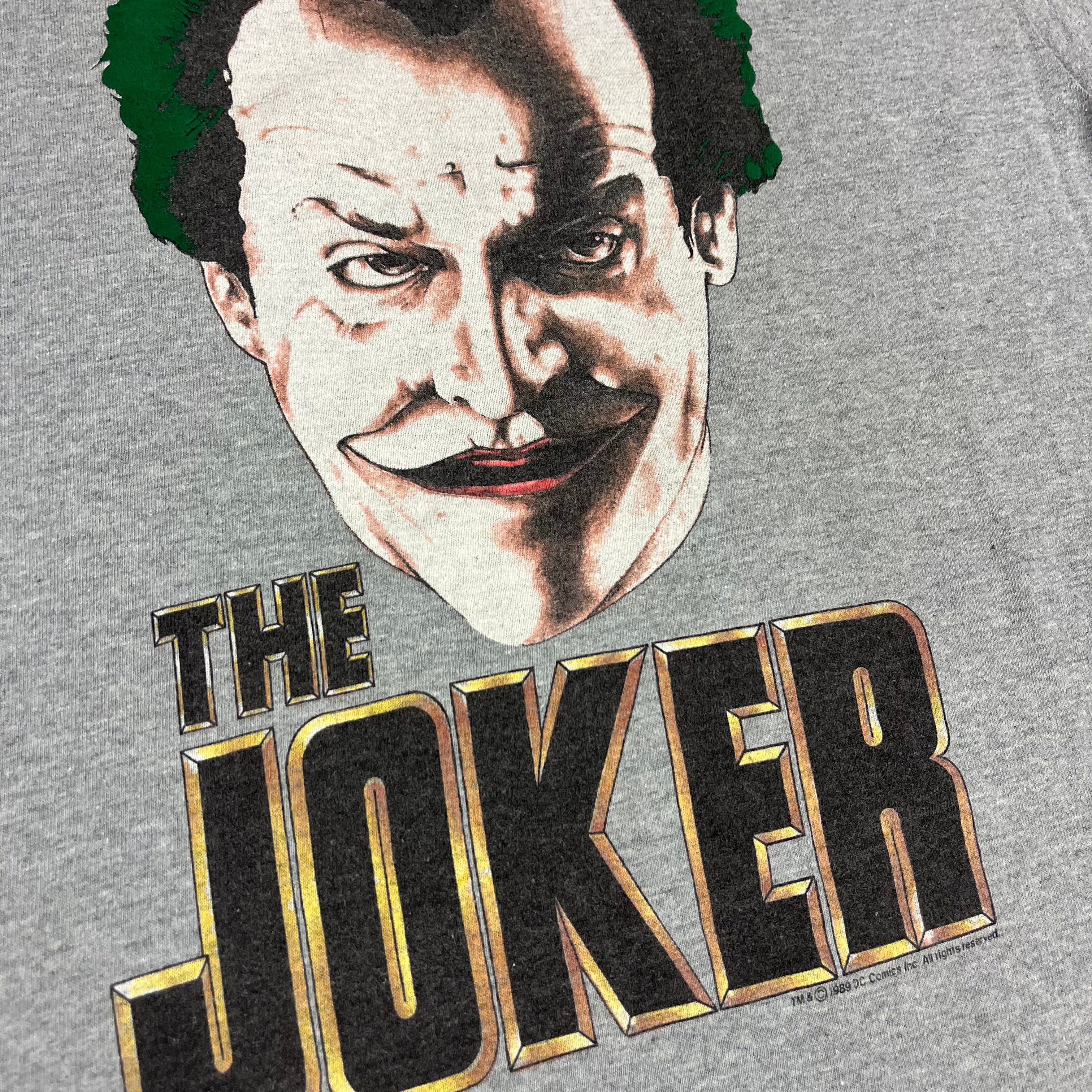 Lager butik Kom op Vintage Batman 1989 "The Joker" T-Shirt | jointcustodydc
