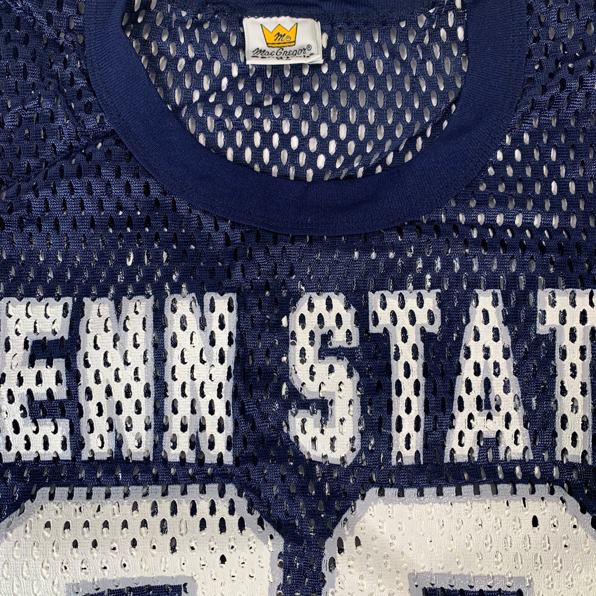 Vintage Penn State &quot;Sand-Knit&quot; 1/2 Practice Football Jersey