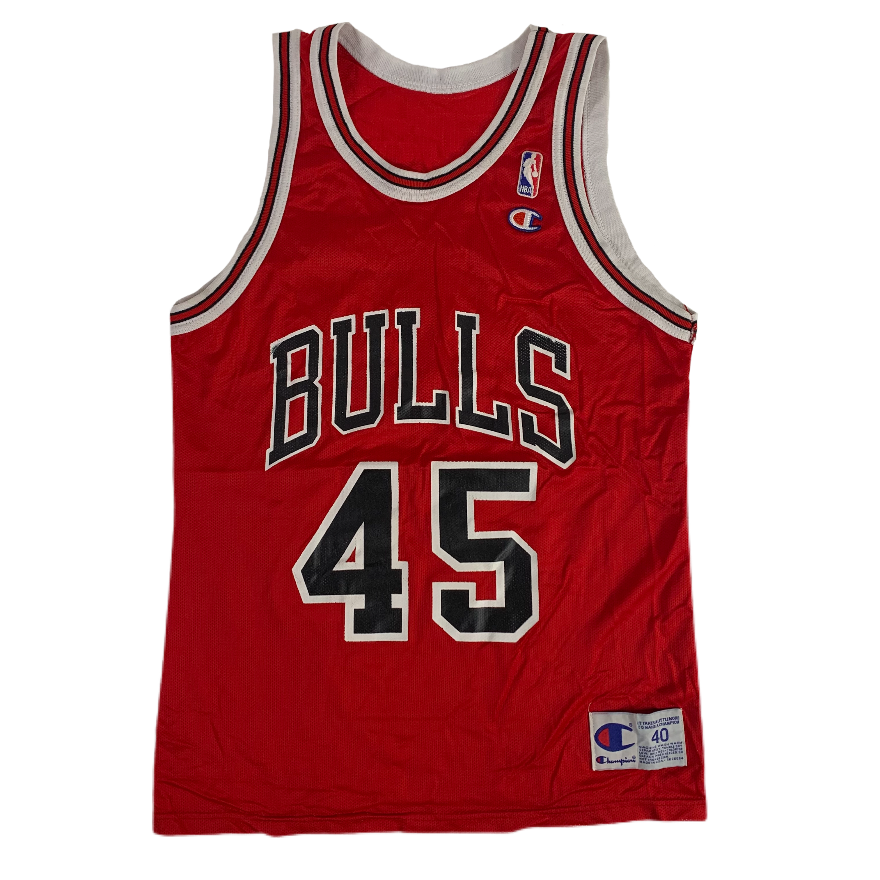Vintage Chicago Bulls Michael Jordan 45 Champion Basketball Jersey jointcustodydc