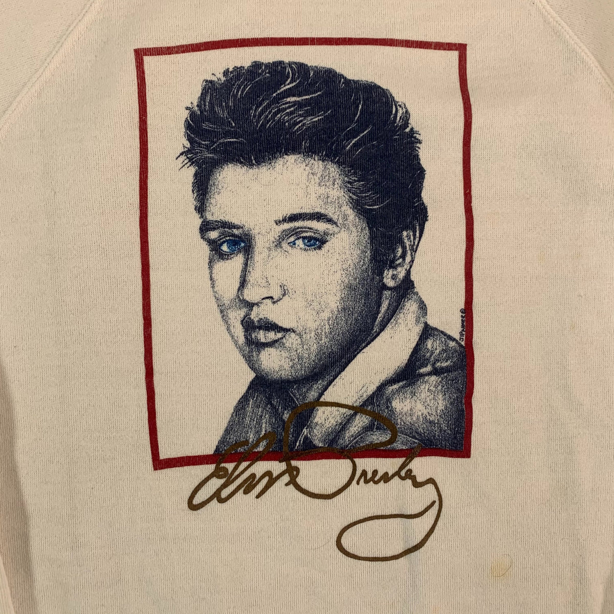 Vintage Elvis &quot;Portrait&quot; Raglan Sweatshirt