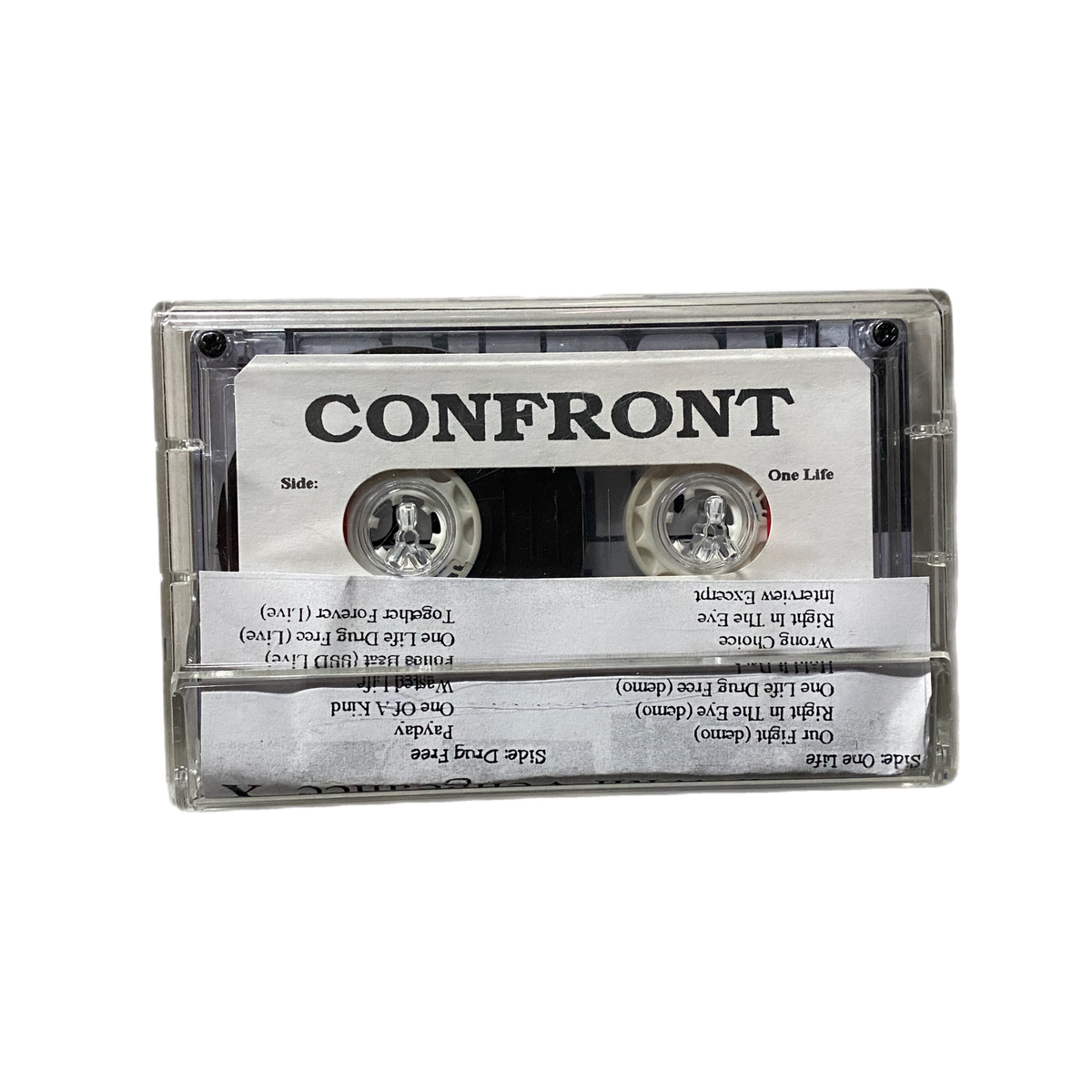 Vintage Confront &quot;X Back With A Vengeance X&quot; Cassette Tape