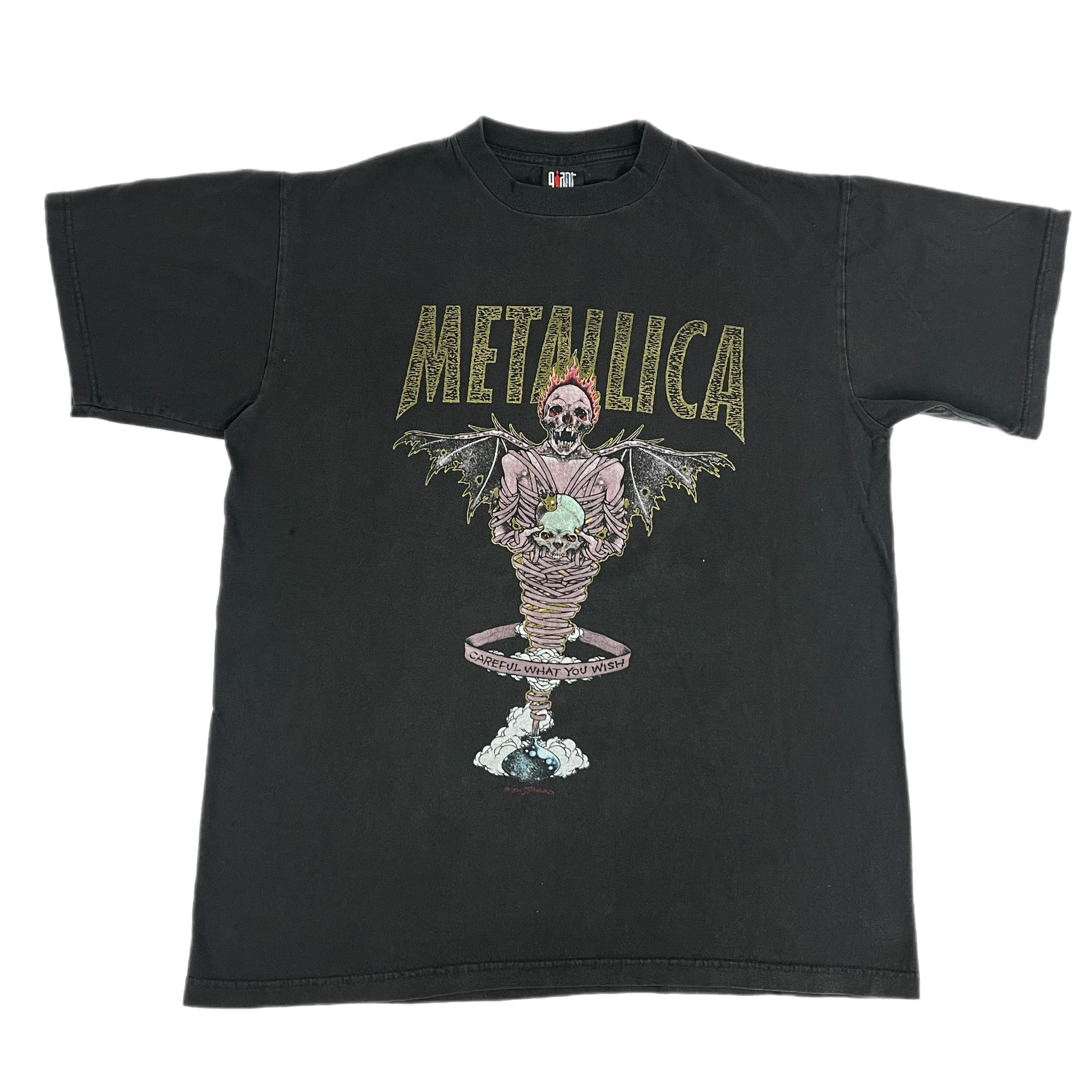 トップス LLICA PUSHEAD KING NOTHING 90s Vintage Metallica