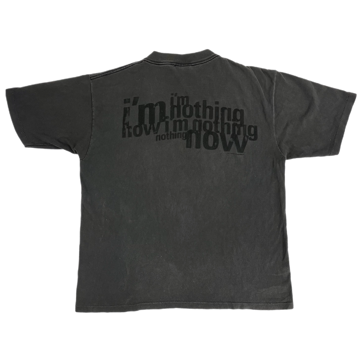 Vintage Nine Inch Nails &quot;Now I&#39;m Nothing&quot; Puffy Ink T-Shirt
