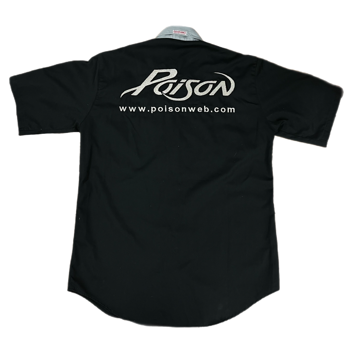 Vintage Poison Hollyweird &quot;Nascar&quot; Team Simpson Racing Shirt