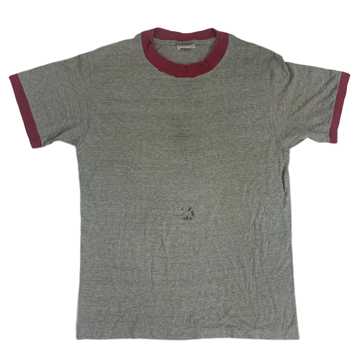 Vintage JC Penney &quot;Burgundy&quot; Ringer Shirt