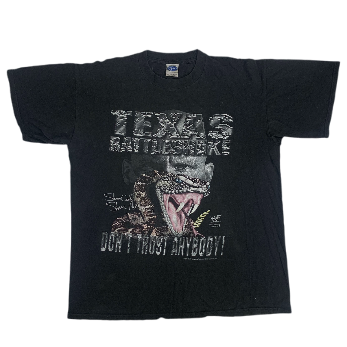 Vintage Stone Cold Steve Austin &quot;Texas Rattlesnake&quot; T-Shirt