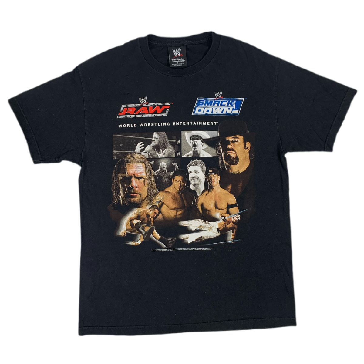 Vintage Raw Smackdown &quot;Wrestlemania Goes Hollywood&quot; T-Shirt