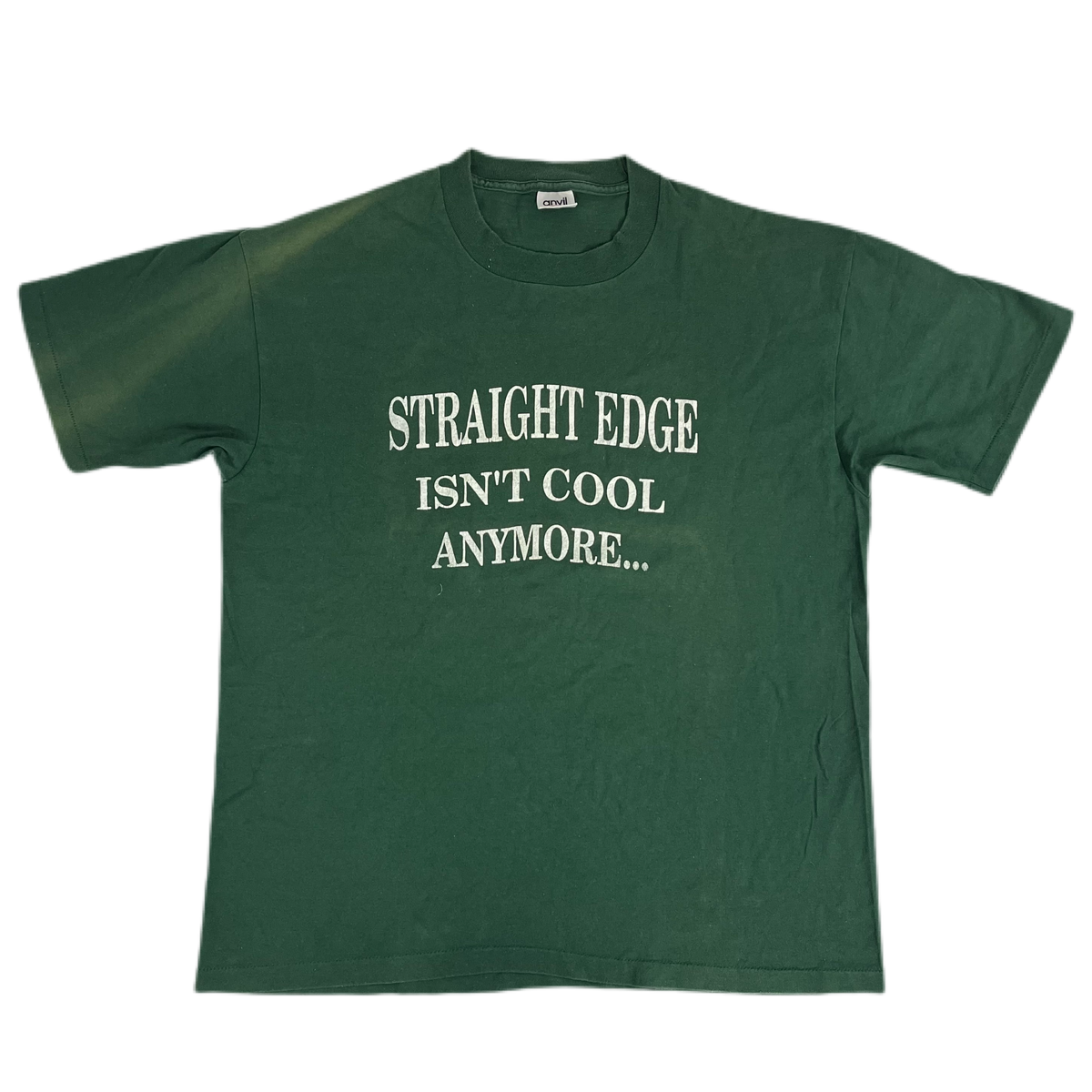 Vintage Outspoken &quot;Straight Edge Isn&#39;t Cool Anymore...&quot; T-Shirt