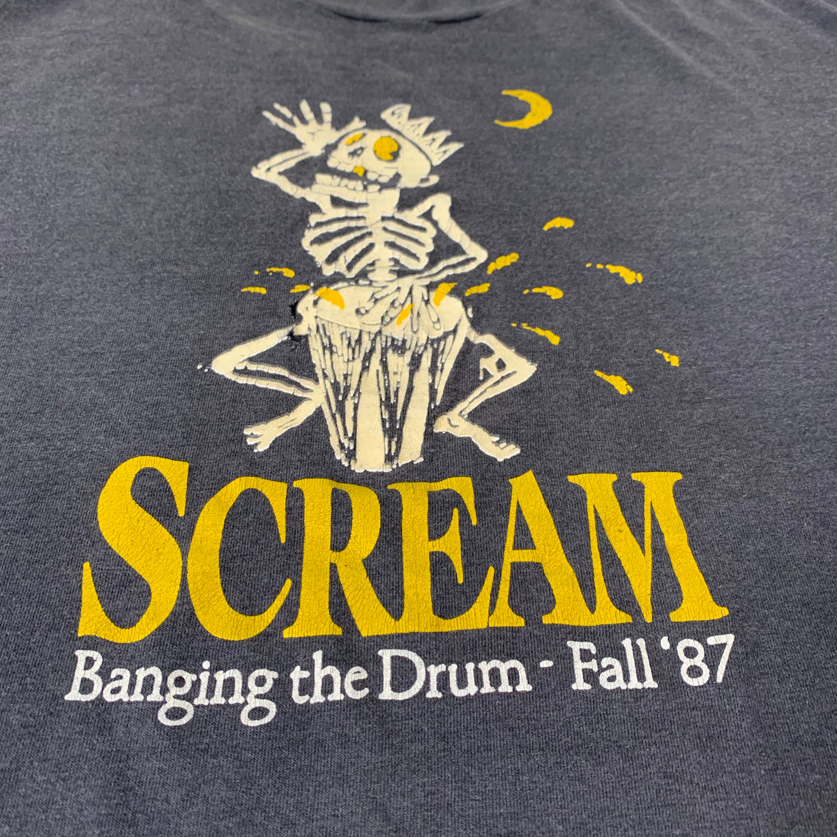 Vintage Scream “Bang The Drum” Glow In The Dark T-Shirt