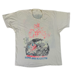 Zeros Revival 1989 The Cure w/ Love and Rockets & The Pixies at Dodger Stadium in Los Angeles Vintage Concert Tee Shirt
