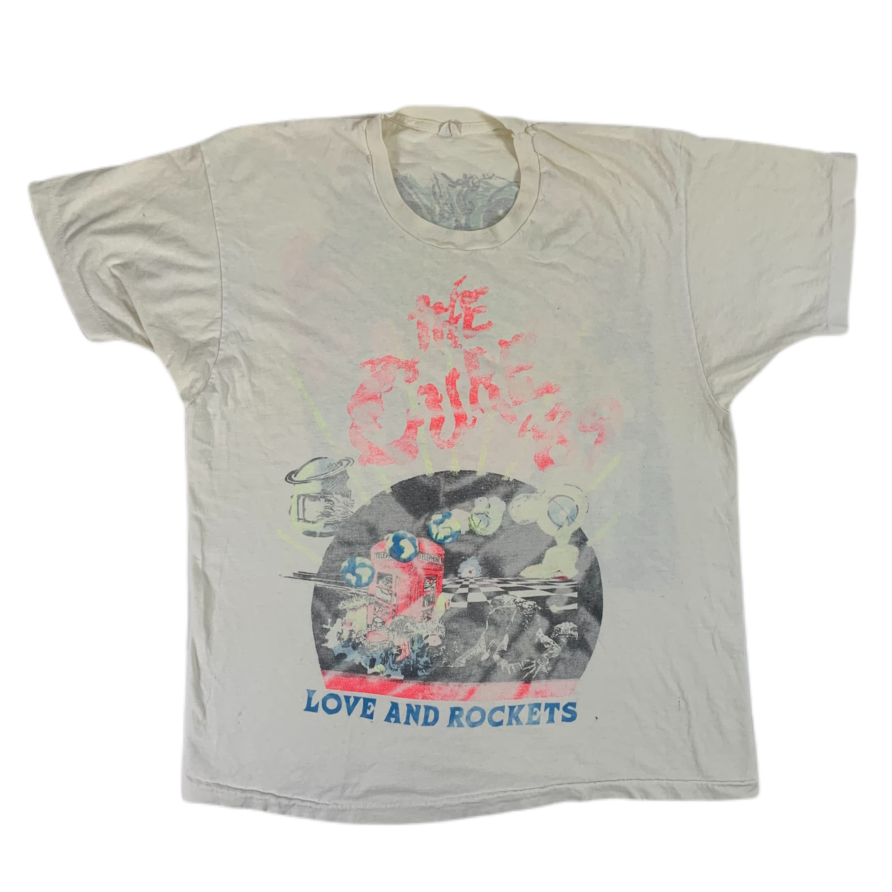 Vintage The Cure Love And Rockets 1989 Tour T-Shirt