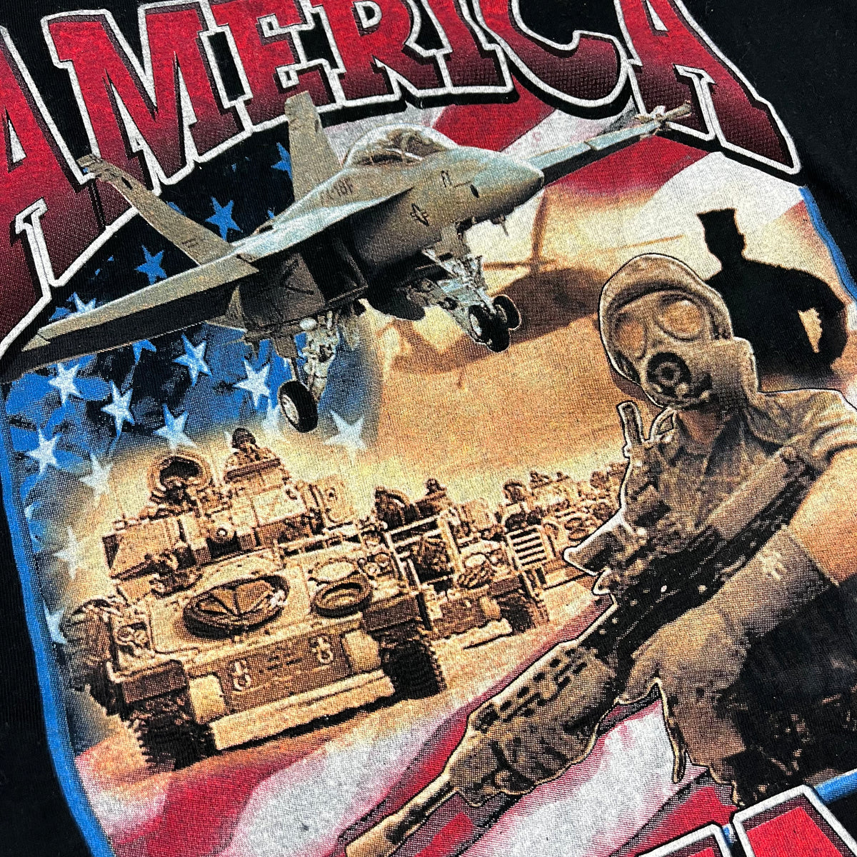 Vintage 2003 Iraq War &quot;U.S.A.&quot; T-Shirt