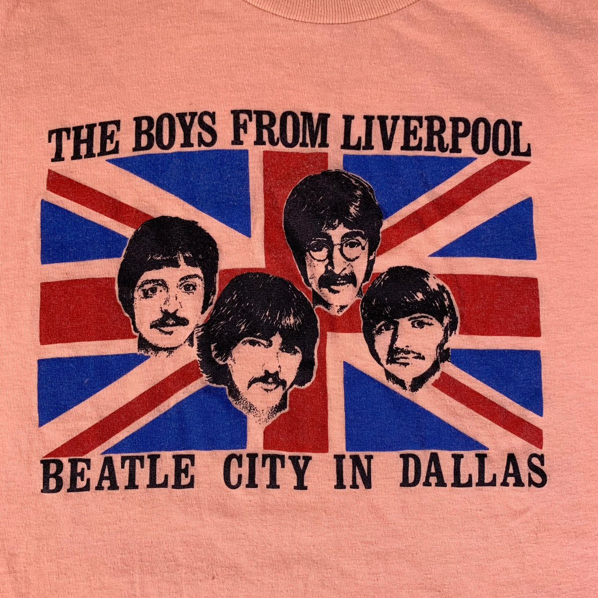Vintage The Beatles &quot;Beatle City In Dallas&quot; T-Shirt