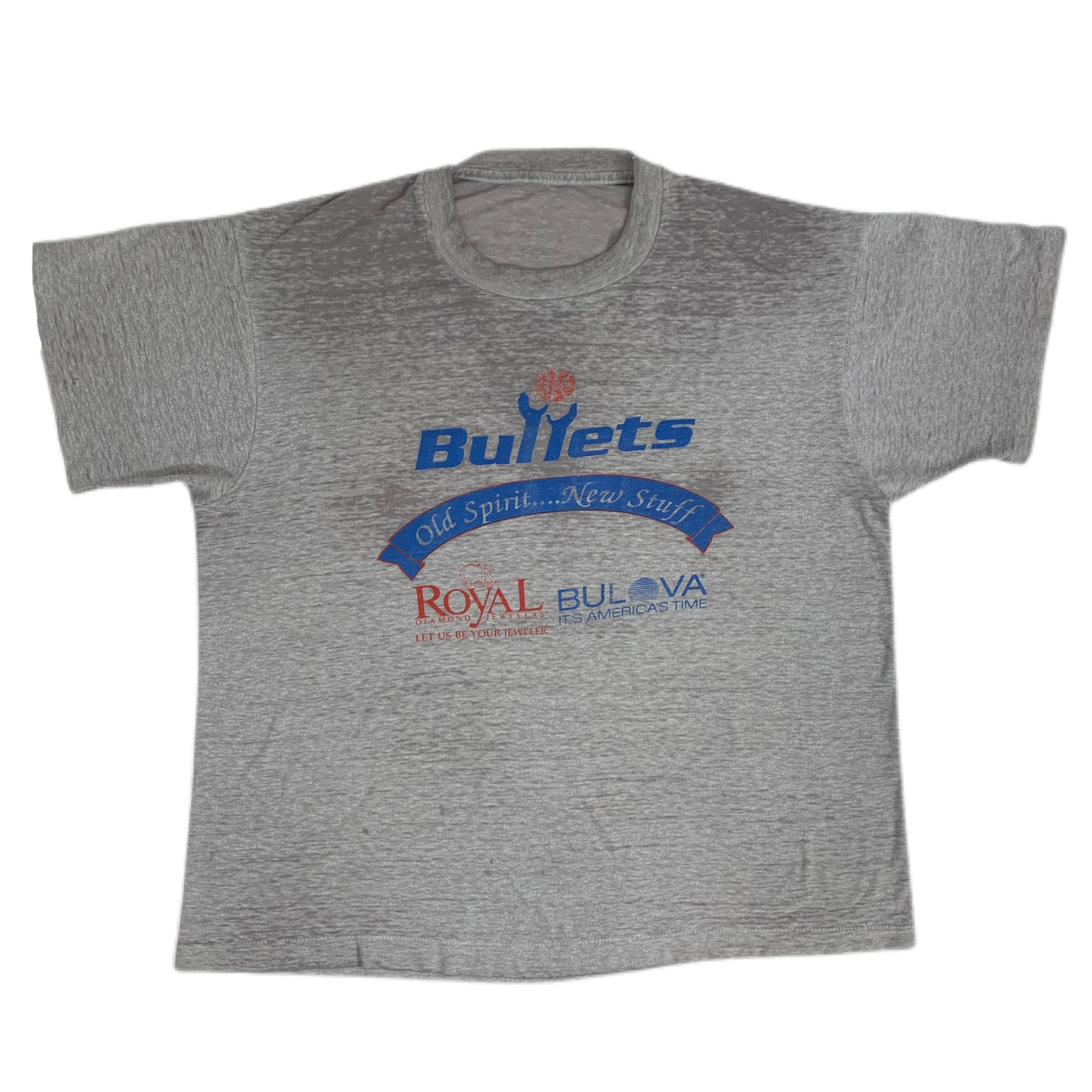 Vintage Washington Bullets &quot;Old Spirit... New Stuff&quot; T-Shirt