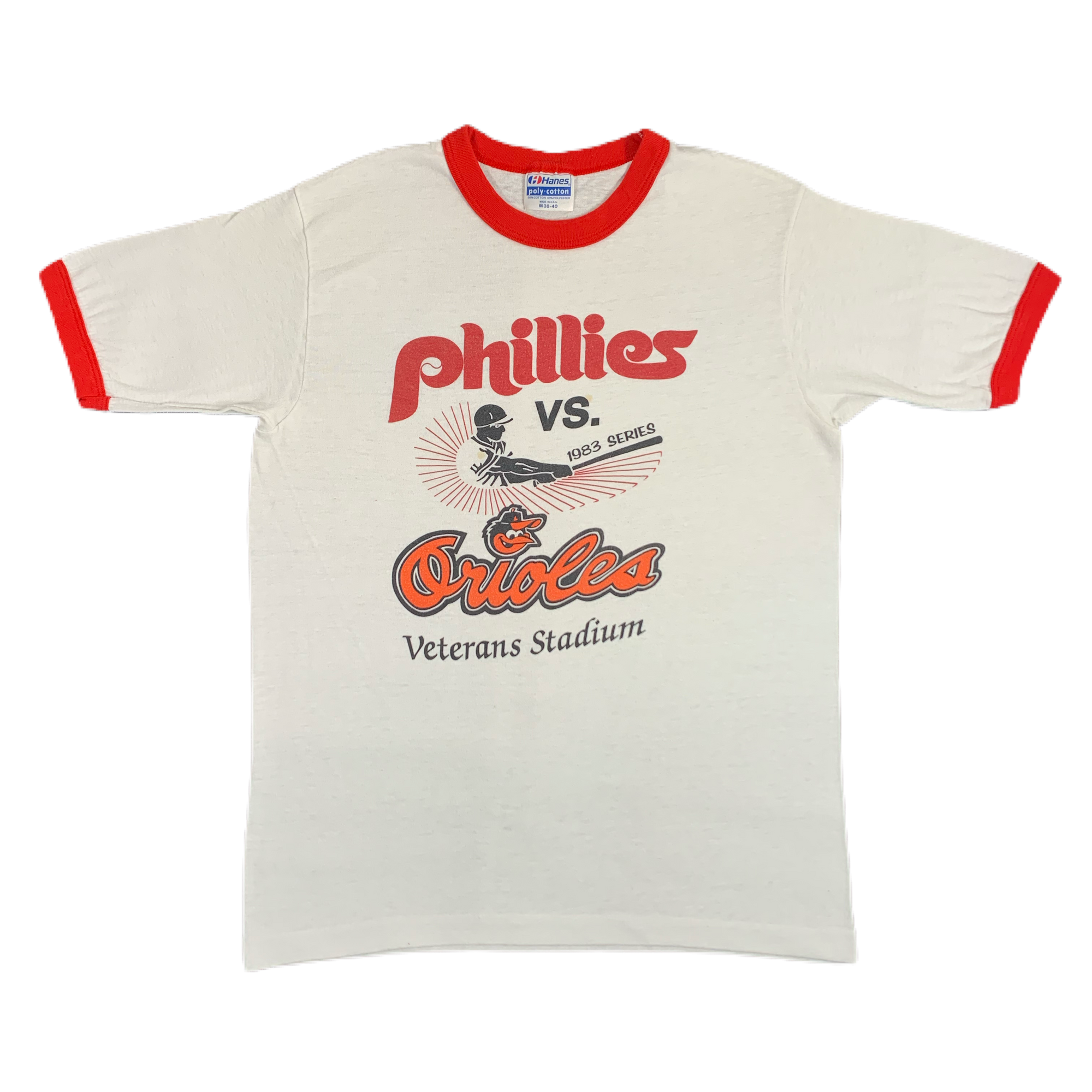 Vintage Phillies Vs. Orioles “1983 Series” Ringer Shirt - jointcustodydc