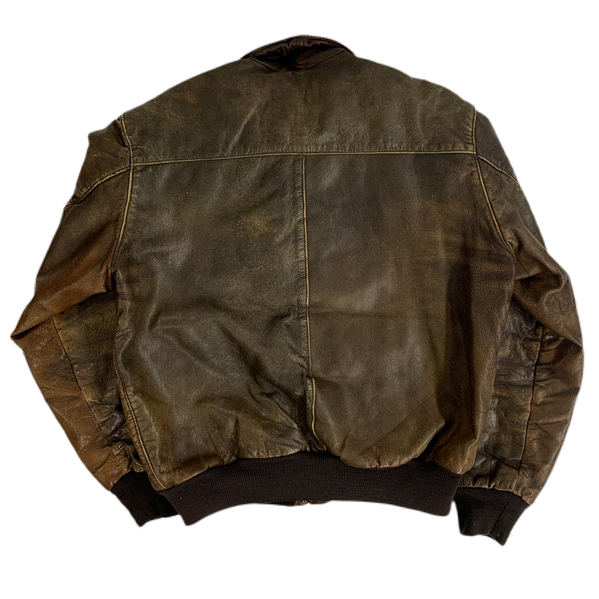 Vintage L.L. Bean &quot;Made in U.S.A.&quot; Leather Flight Jacket