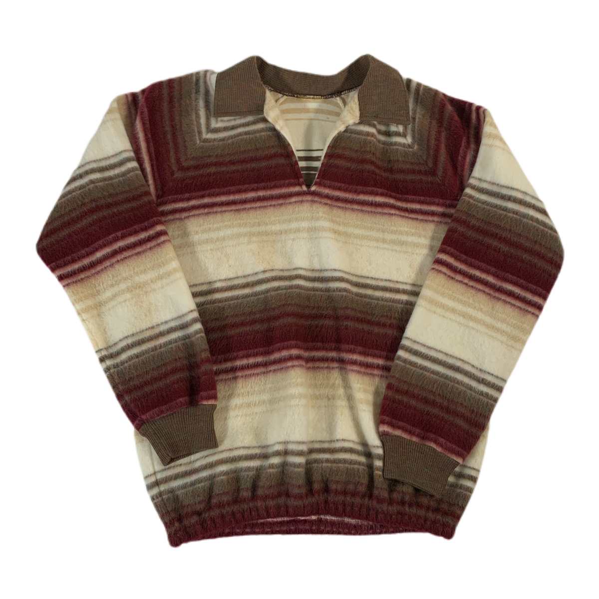 Vintage Mohair “Striped” Popover Sweater - jointcustodydc