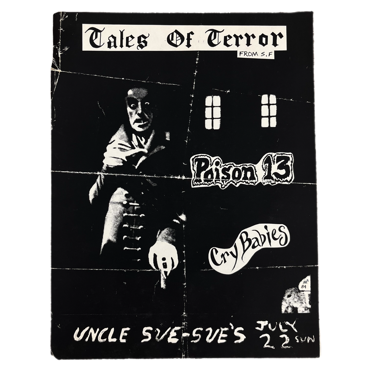 Vintage Tales Of Terror Poison 13 &quot;Uncle Sue-Sue&#39;s&quot; Flyer