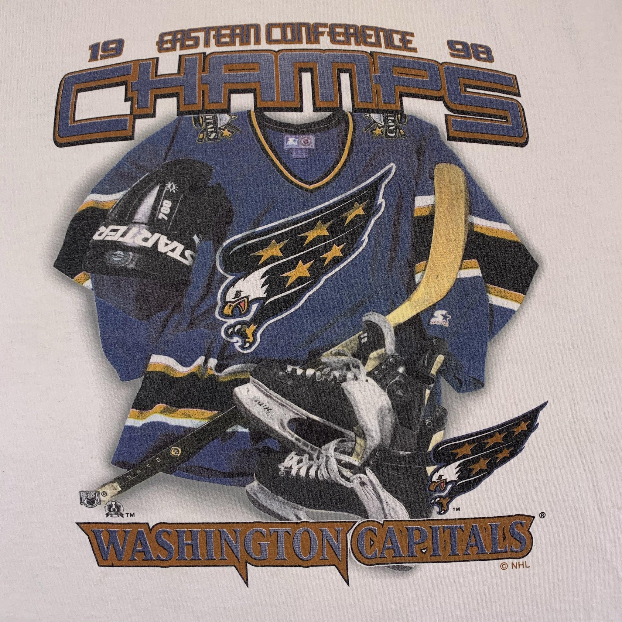 Vintage NHL Starter T-shirt Washington Capitals 90s