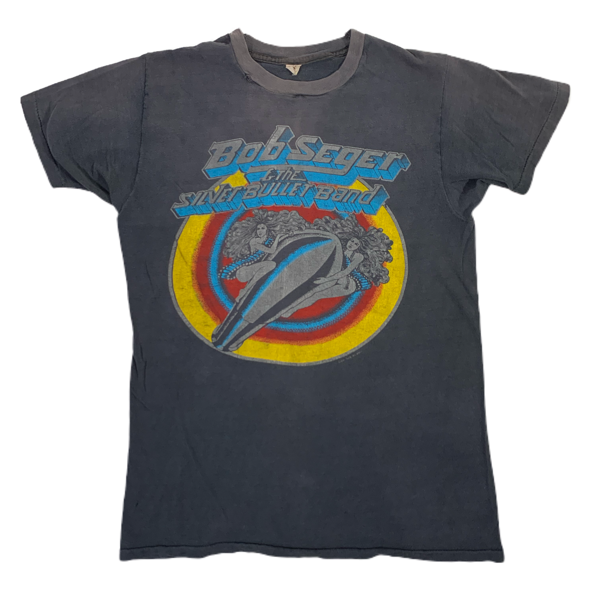 Vintage Bob Seger & The Silver Buller Band “Touring Against The Wind” T ...