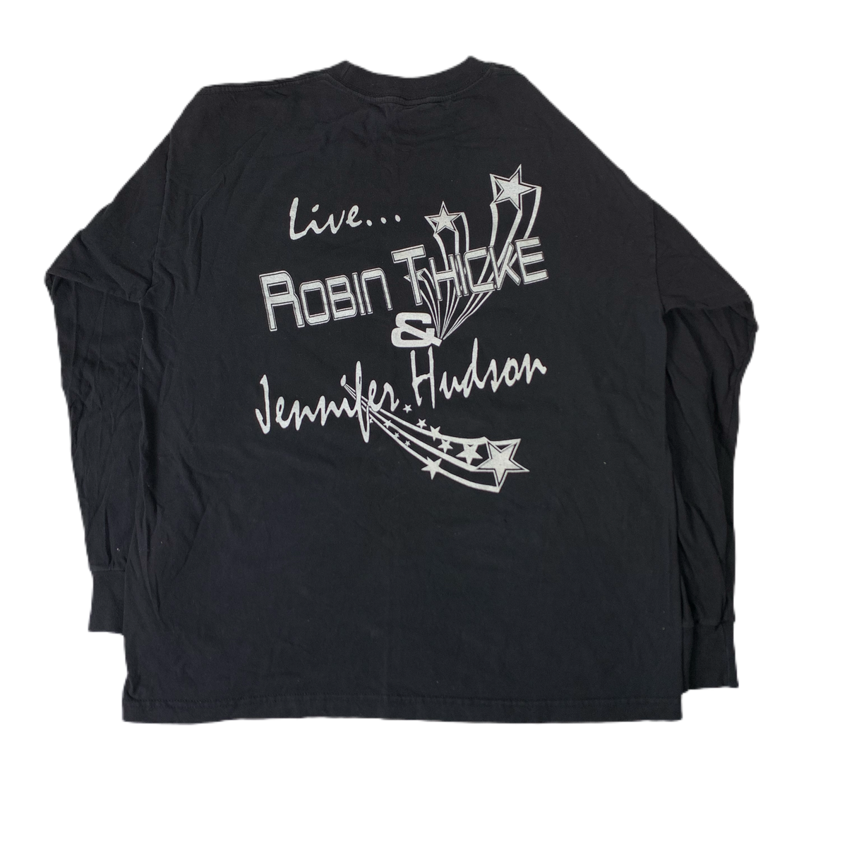Vintage Robin Thicke &amp; Jennifer Hudson “Live On Tour” Long Sleeve Shirt - jointcustodydc