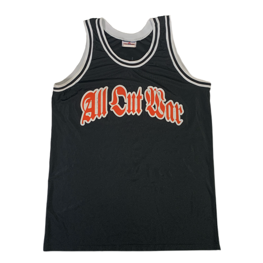ALL OUT WAR バスケジャージ タンクトップ NYHC ALL OUT WAR バスケジャージ タンクトップ NYHC Vintage All Out War