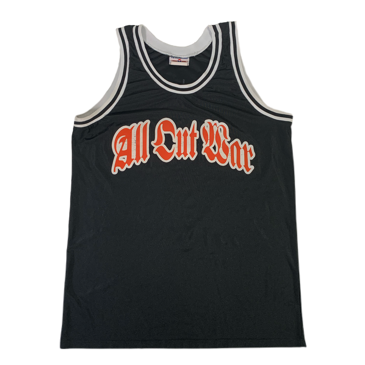 Vintage All Out War &quot;NYHC&quot; Basketball Jersey - jointcustodydc