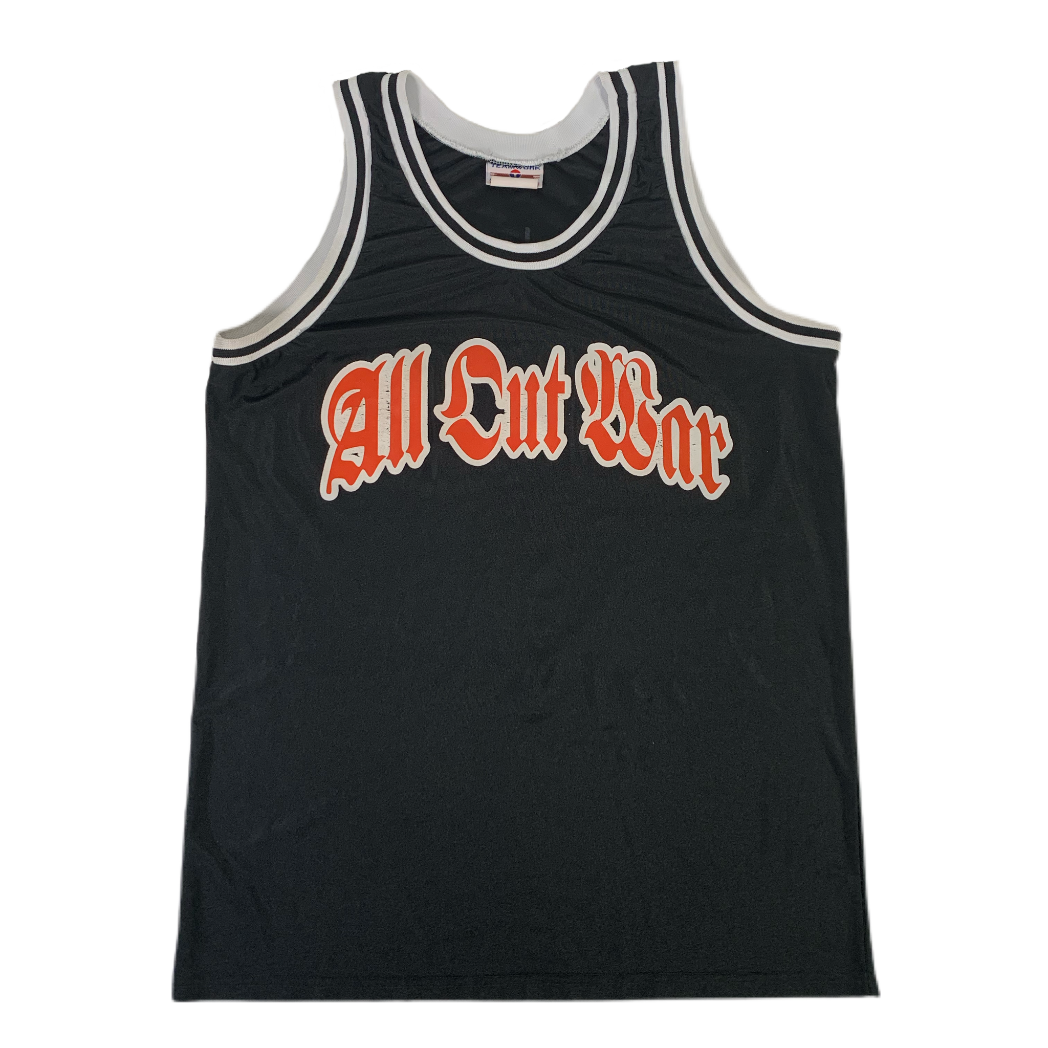 ALL OUT WAR バスケジャージ タンクトップ NYHC Vintage All Out War
