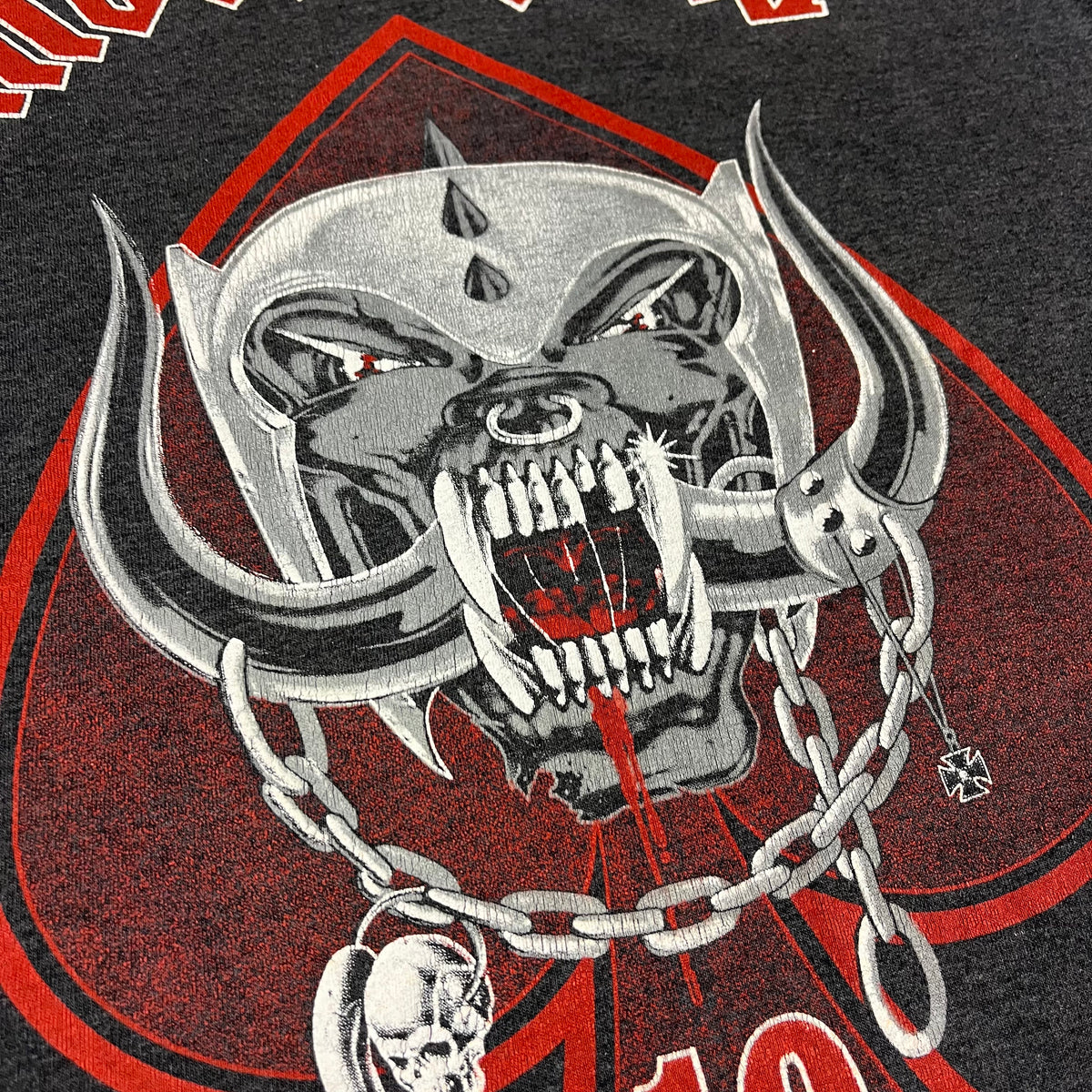 Vintage Motörhead &quot;10th Anniversary&quot; World Tour T-Shirt