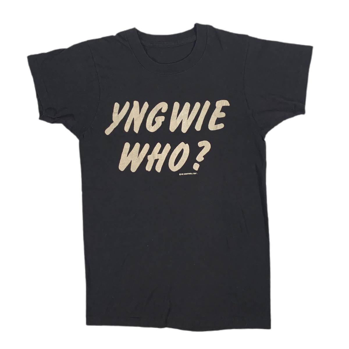 Vintage Yngwie J. Malmsteen &quot;Yngwie Who?&quot; T-Shirt