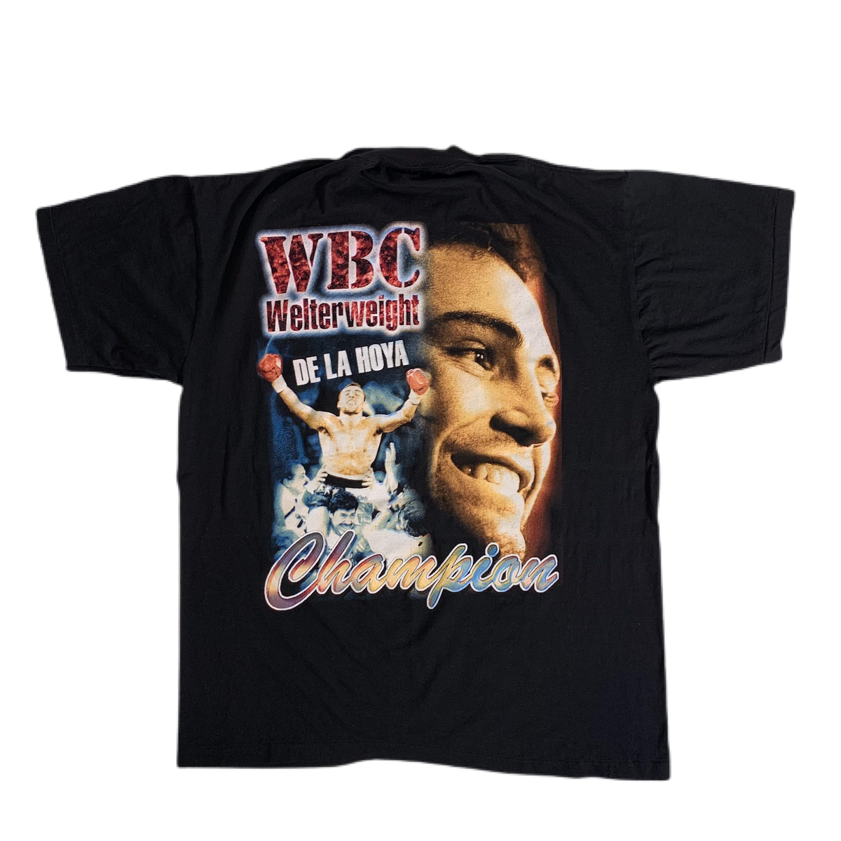 Vintage Oscar De La Hoya &quot;WBC Welterweight Champion&quot; T-Shirt