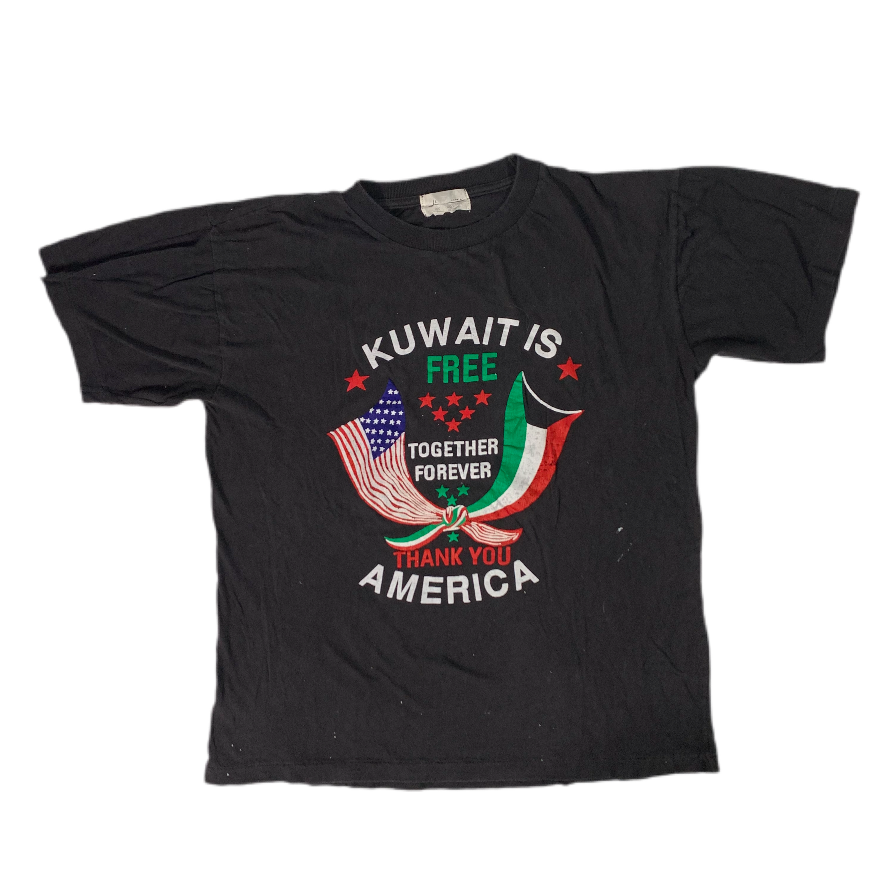 Vintage Kuwait Is Free Together Forever T Shirt