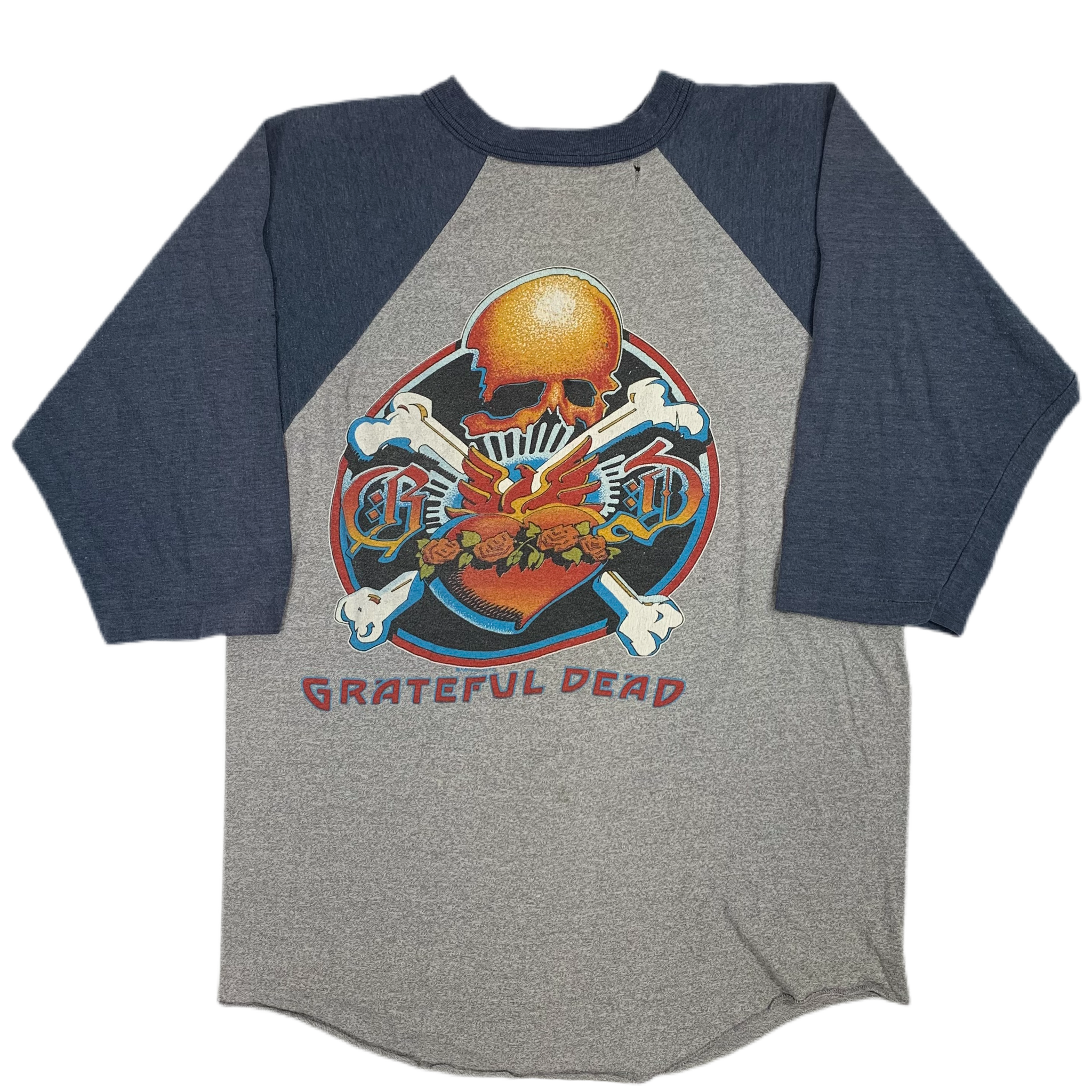 Grateful Dead Rose Skull 1965 Short-Sleeve T-Shirt- Small