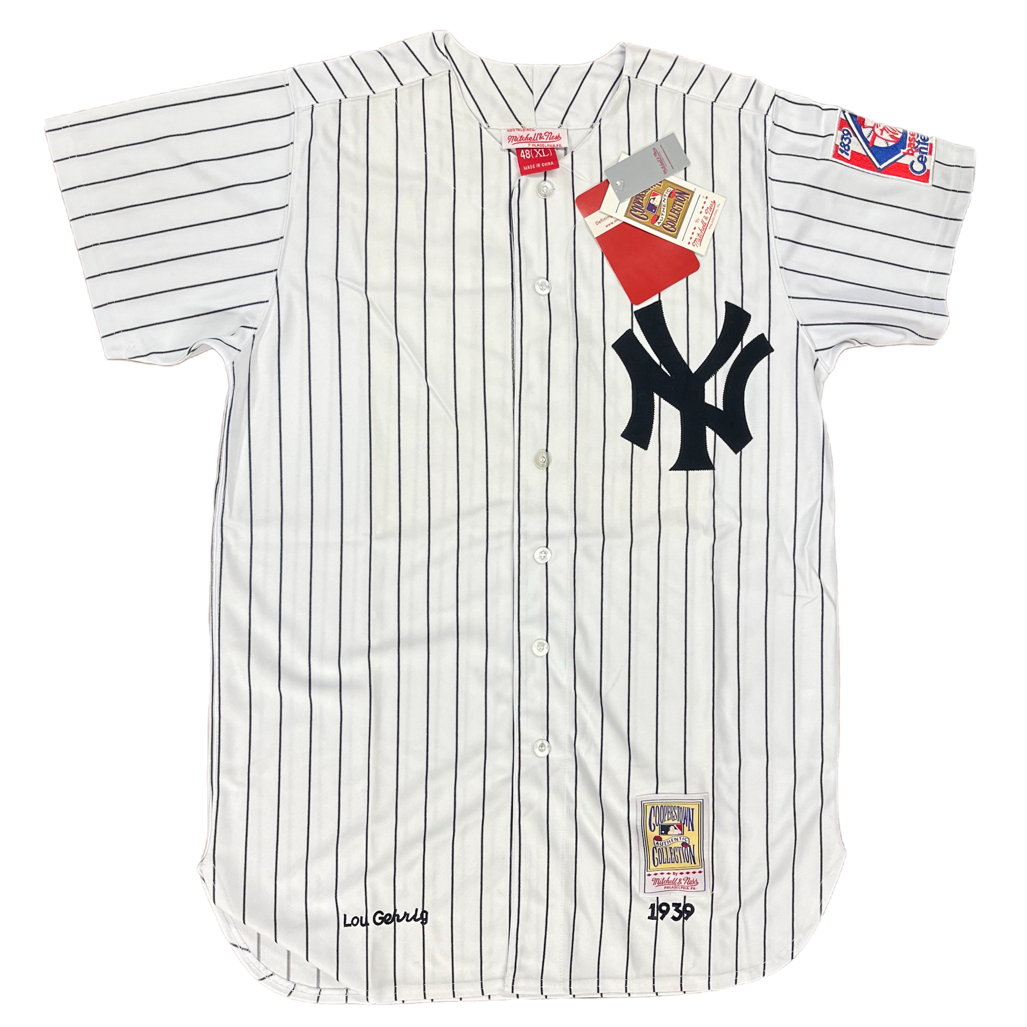 Authentic 1939 Lou Gehrig New York Yankees Jersey 40 M Mitchell