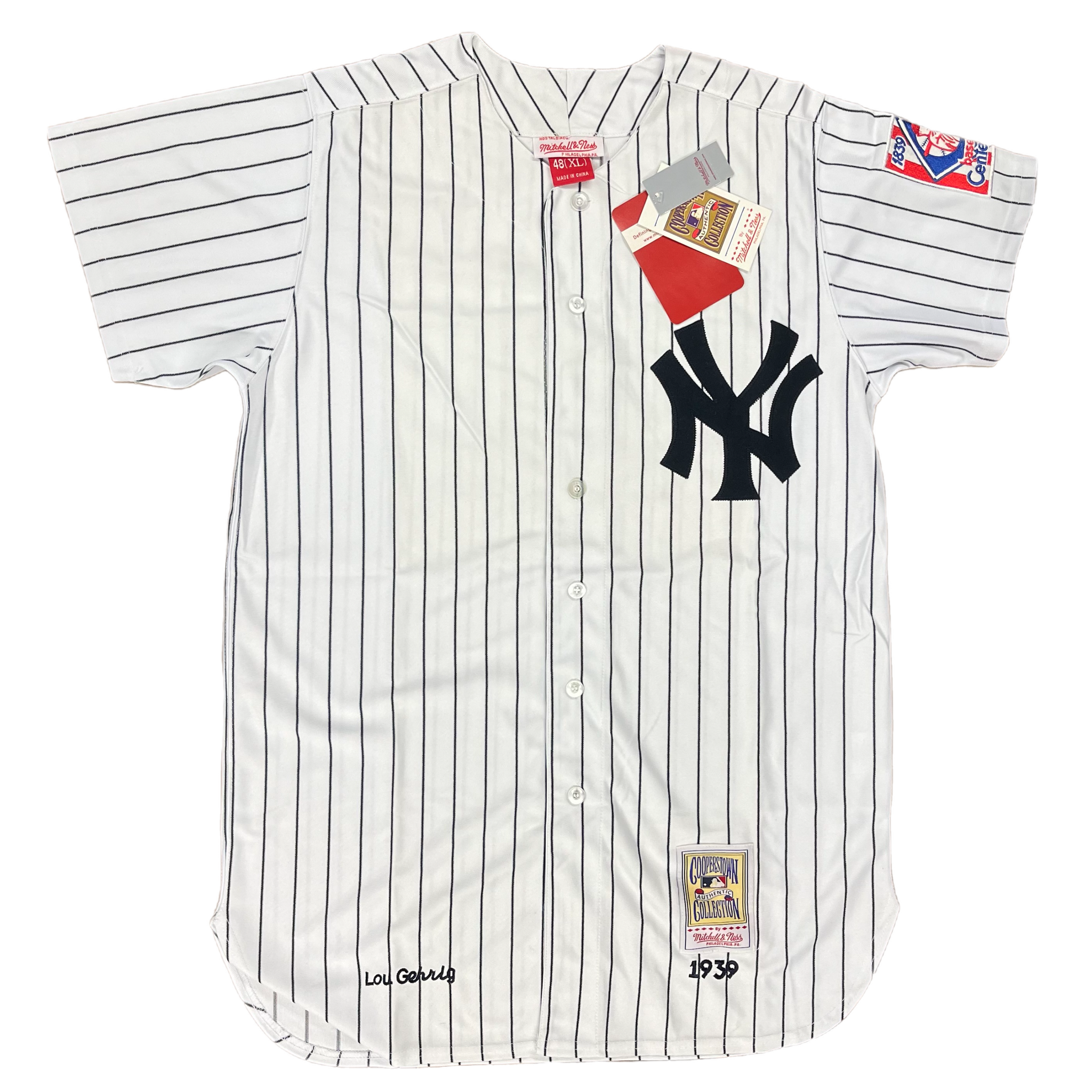 Mitchell Ness Lou Gehrig 1939 Cooperstown Collection New York Yankees Baseball Jersey jointcustodydc